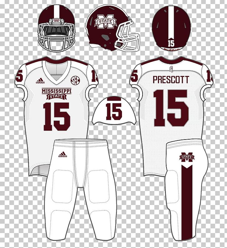 Mississippi State Bulldogs Football South Alabama Jaguars Football T-shirt Mississippi State University Ole Miss Rebels Football PNG, Clipart, Adidas, American Football, Baseball Uniform, Clothing, Dak Prescott Free PNG Download