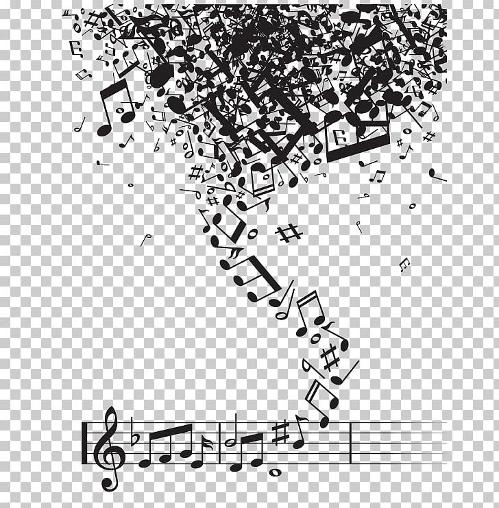 Musical Note Musical Notation PNG, Clipart, Angle, Area, Beam, Black, Black And White Free PNG Download
