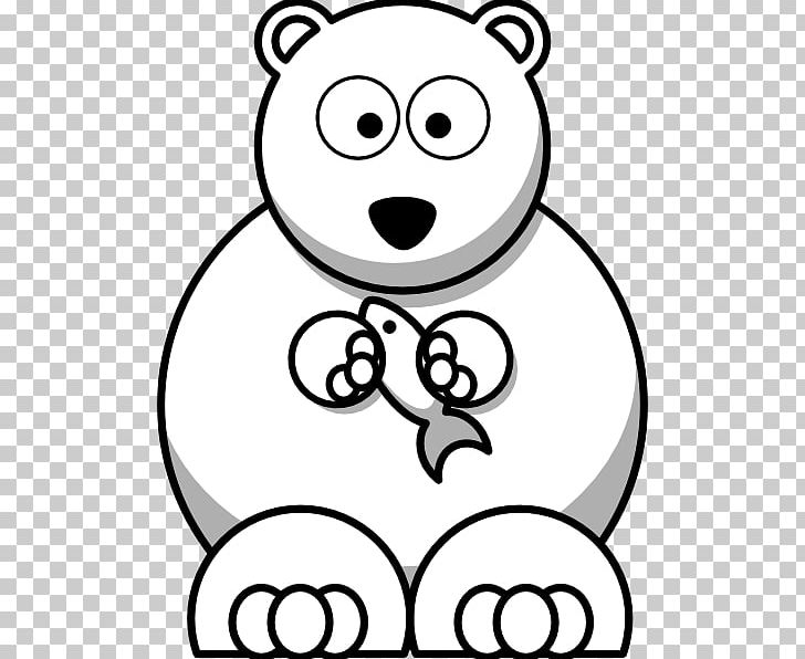 Polar Bear Cartoon PNG, Clipart, Area, Art, Bear, Black And White, Cartoon Free PNG Download