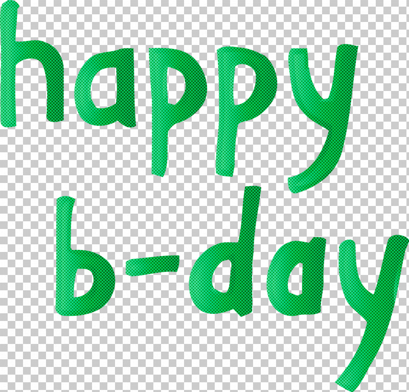 Happy B-Day Calligraphy Calligraphy PNG, Clipart, Calligraphy, Green, Happy B Day Calligraphy, Line, Logo Free PNG Download
