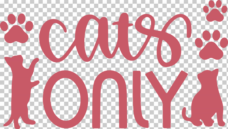 Cats Only Cat PNG, Clipart, Cat, Logo, Meter, Valentines Day Free PNG Download