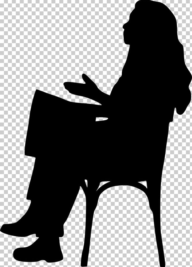 Chair Silhouette PNG, Clipart, Artwork, Black, Black And White, Chair, Dog Free PNG Download