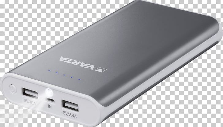 Battery Charger Power Bank Electric Battery VARTA USB PNG, Clipart, Adapter, Ampere Hour, Battery Charger, Capacitance, Electronic Device Free PNG Download
