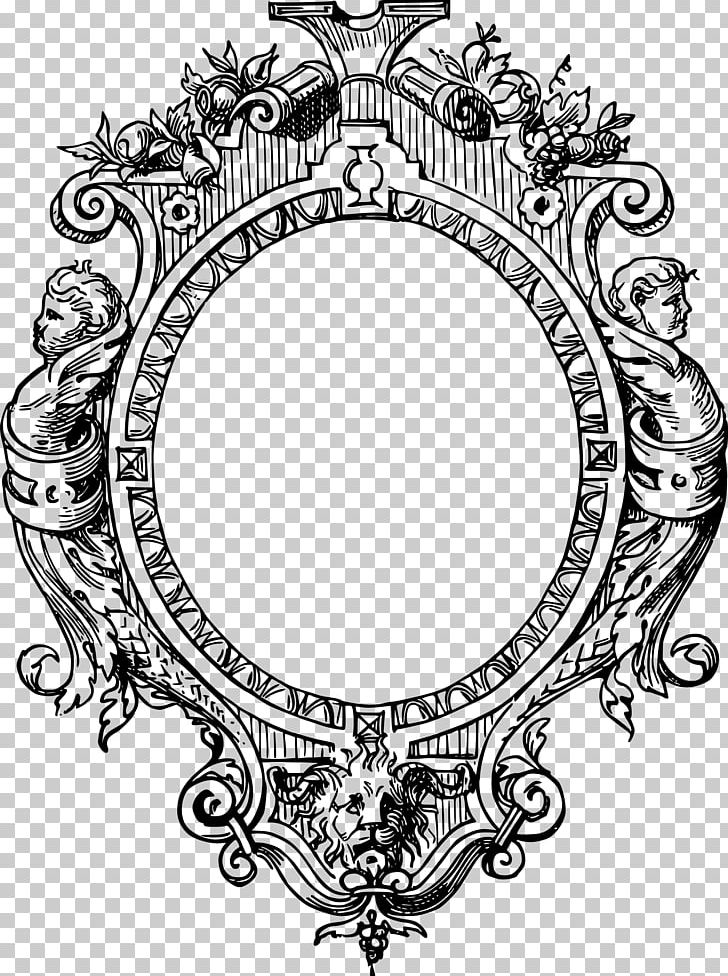 Decorative Borders Frames Ornament PNG, Clipart, Art, Black And White, Borders, Circle, Clip Art Free PNG Download