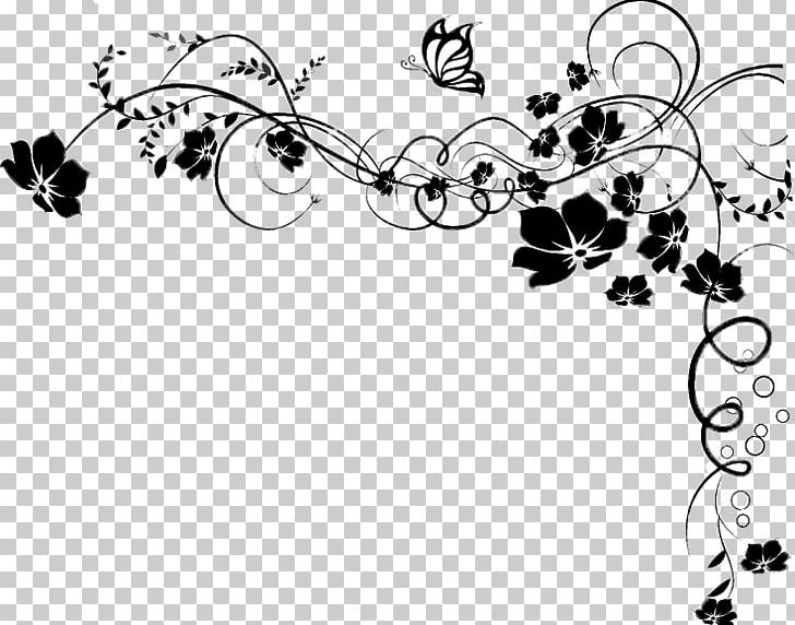 Vine Flower Morning Glory Drawing PNG, Clipart, Art, Art Black, Black, Black And White, Border Free PNG Download