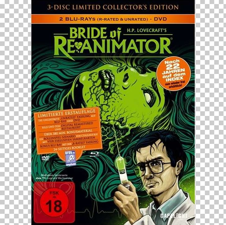 Blu-ray Disc Re-Animator Splatter Film DVD PNG, Clipart, Bluray Disc, Brian Yuzna, Comic Book, Comics, Disk Free PNG Download
