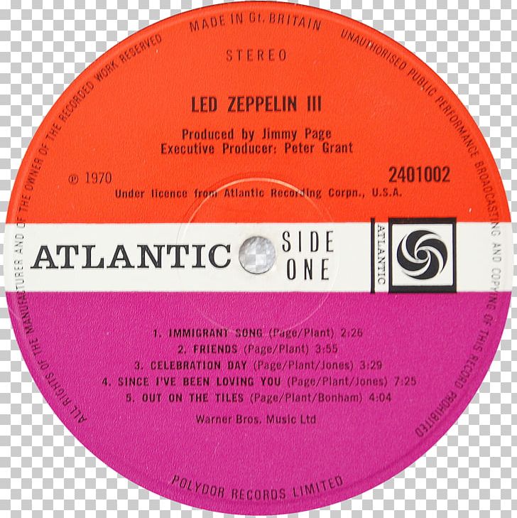 Led Zeppelin III Atlantic Records Phonograph Record Time And A Word PNG, Clipart, Album, Album Cover, Atlantic Records, Comparison, Difference Free PNG Download