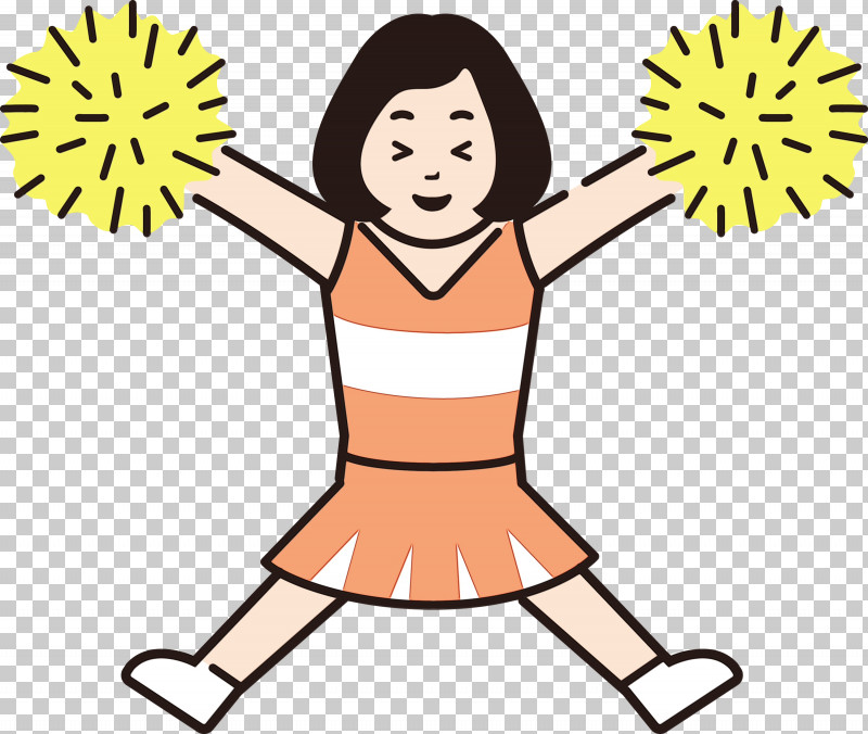 Cartoon Ōendan Pom-pom Girl Cheering PNG, Clipart, Basketball, Cartoon, Cheering, Color, Color Scheme Free PNG Download
