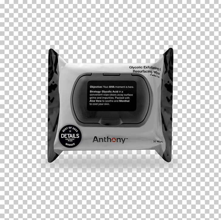 Anthony Glycolic Exfoliating + Resurfacing Wipes Exfoliation Glycolic Acid Cleanser Cosmetics PNG, Clipart, 46000, Cleanser, Cosmetics, Electronic Device, Electronics Free PNG Download