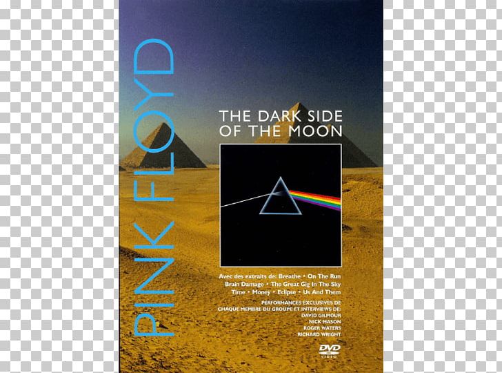 The Dark Side Of The Moon Live Pink Floyd Psychedelic Rock DVD PNG, Clipart, Advertising, Brand, Dark Side Of The Moon, David Gilmour, Documentary Film Free PNG Download