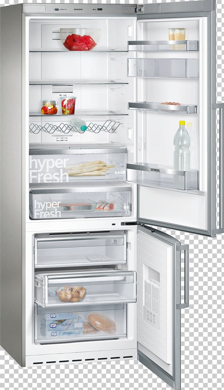 Refrigerator Auto-defrost Siemens Freezers Stainless Steel PNG, Clipart, Autodefrost, Electronics, Freezers, Fridge, Home Appliance Free PNG Download