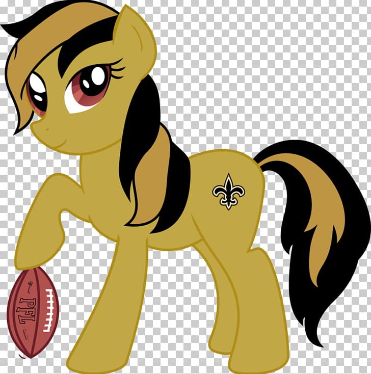 Pony New Orleans Saints PNG, Clipart, Animal Figure, Animals, Carnivoran, Cartoon, Dog Like Mammal Free PNG Download