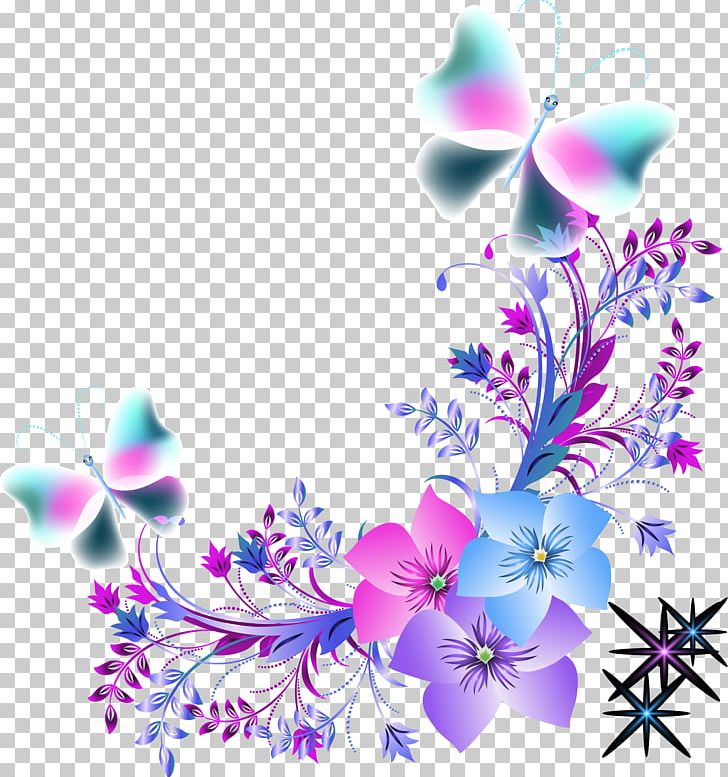 Butterfly Flower Euclidean Color PNG, Clipart, Atmosphere, Branch, Color Splash, Computer Wallpaper, Design Free PNG Download