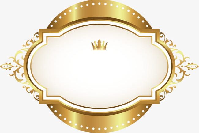 Luxury Gold Border PNG, Clipart, An Crown, Atmosphere, Border Clipart, Border Clipart, Crown Free PNG Download