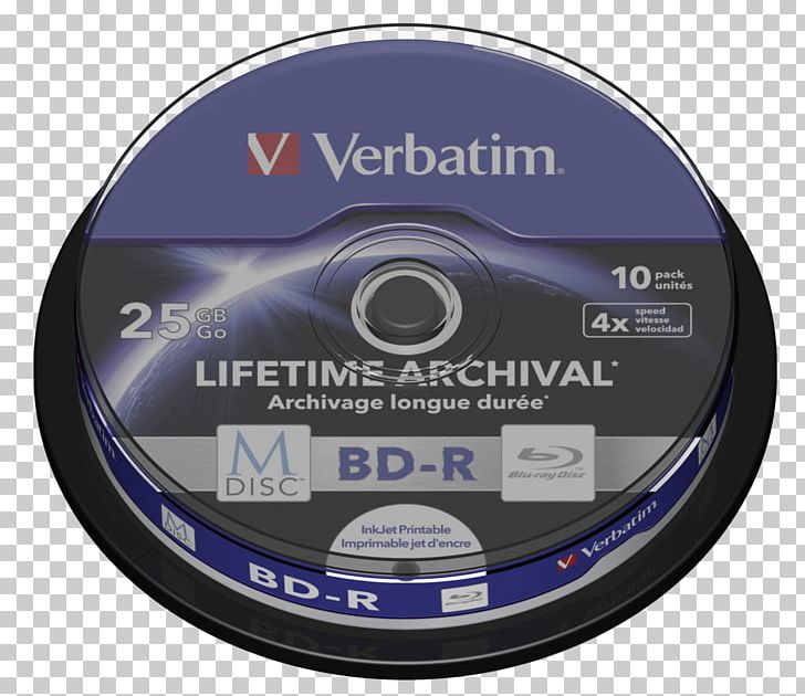 Blu-ray Disc M-DISC Compact Disc DVD Verbatim Corporation PNG, Clipart, Bluray Disc, Brand, Cdr, Compact Disc, Data Storage Device Free PNG Download