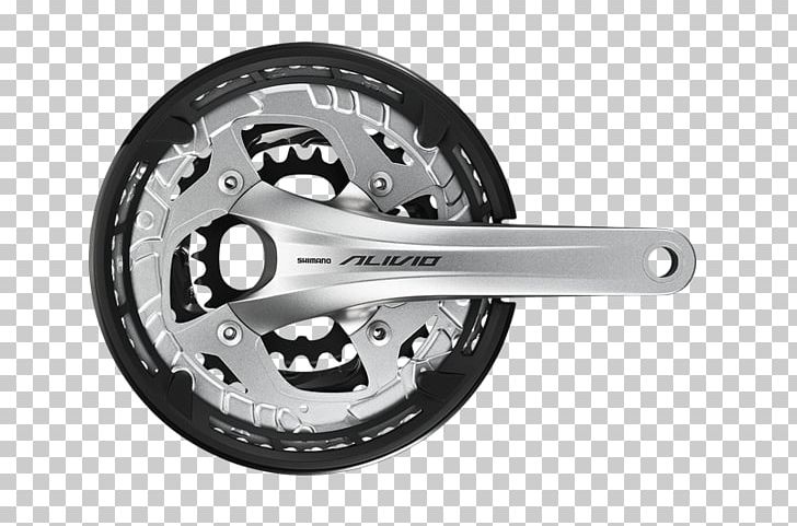 Bicycle Cranks Shimano シマノ・Alivio Groupset PNG, Clipart, Bicycle, Bicycle Chains, Bicycle Cranks, Bicycle Drivetrain Part, Bicycle Part Free PNG Download