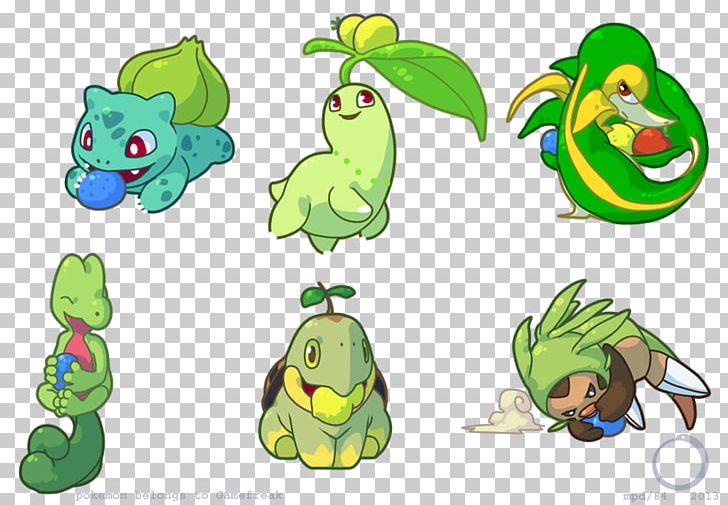 Pokémon Sun And Moon Pokémon Types Drawing PNG, Clipart, Amphibian, Animal Figure, Art, Cartoon, Chikorita Free PNG Download