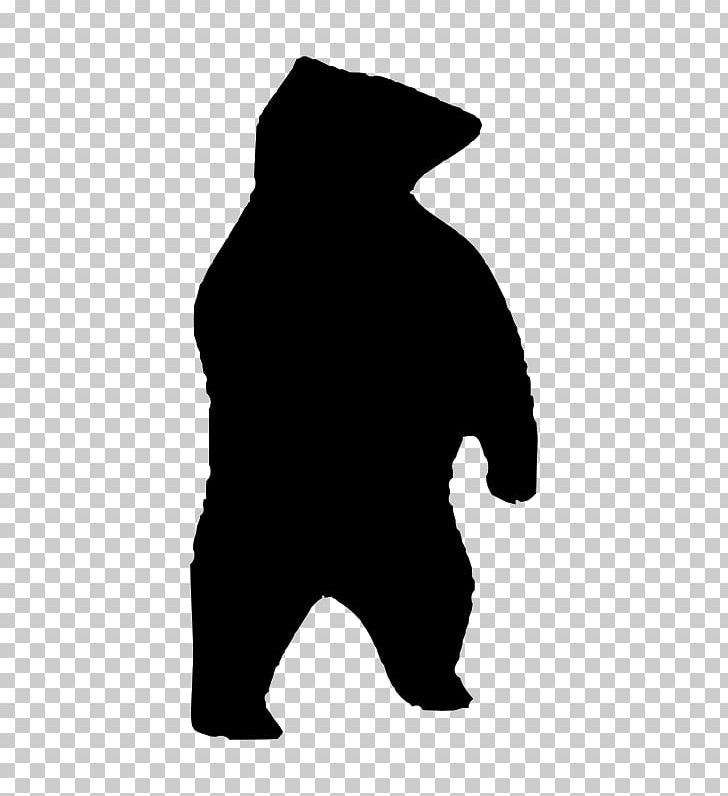 American Black Bear Silhouette PNG, Clipart, American Black Bear, Bear, Black, Black And White, Canidae Free PNG Download