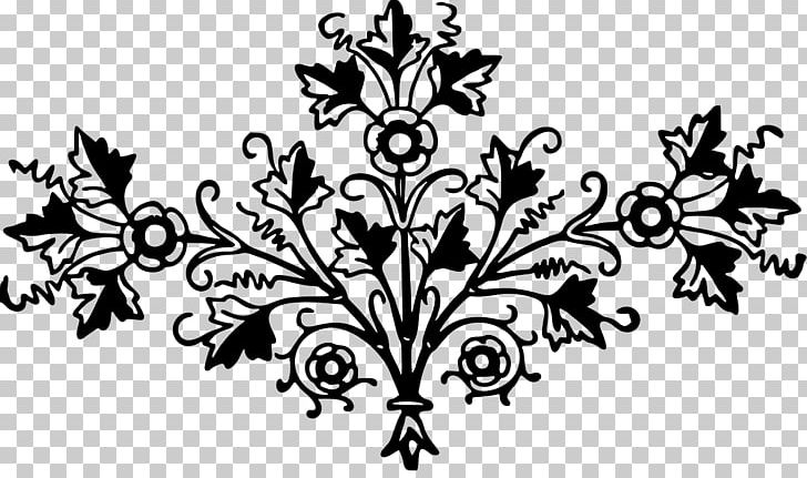 Flower Floral Design PNG, Clipart, Art, Black, Black And White, Branch, Computer Icons Free PNG Download
