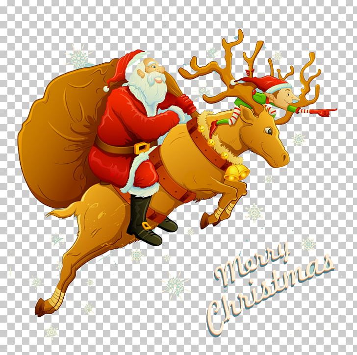 Santa Clauss Reindeer Santa Clauss Reindeer Rudolph PNG, Clipart, Cartoon, Cartoon Reindeer, Cartoon Santa Claus, Christmas, Christmas Elf Free PNG Download