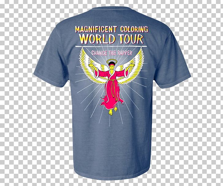 T-shirt Hoodie Be Encouraged Tour Magnificent Coloring World Tour Clothing PNG, Clipart, Active Shirt, Be Encouraged Tour, Blue, Brand, Chance The Rapper Free PNG Download