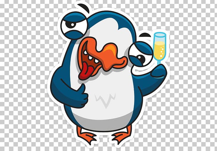 Penguin Sticker Telegram VKontakte PNG, Clipart, Animals, Area, Artwork, Beak, Bird Free PNG Download
