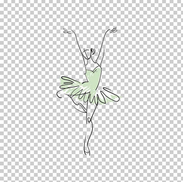 Ballet Dancer Music Drawing Watercolor Painting PNG, Clipart, Branch, Computer Wallpaper, Fictional Character, Hand Drawn, Moths And Butterflies Free PNG Download