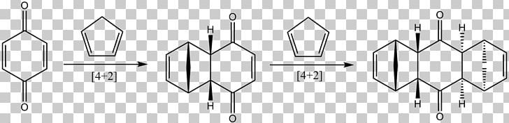 Diels–Alder Reaction Chemical Reaction Diene Organic Chemistry Cycloaddition PNG, Clipart, Alkene, Angle, Aryne, Black And White, Chemical Reaction Free PNG Download