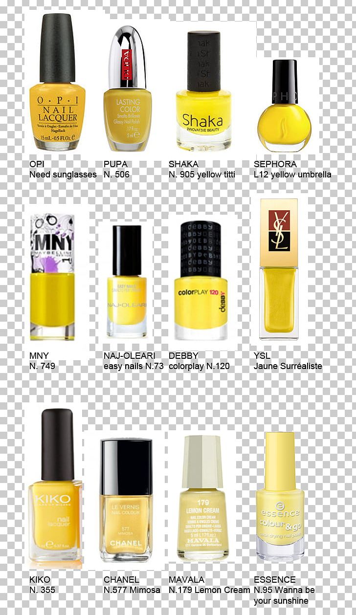 Nail Polish Yellow Nail Art Color PNG, Clipart, Accessories, Color, Color Scheme, Cosmetics, Idea Free PNG Download