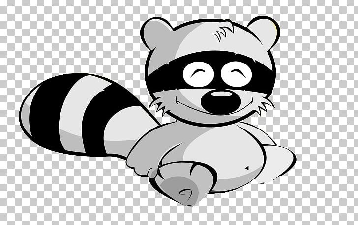 Raccoon PNG, Clipart, Black And White, Carnivoran, Cartoon, Cat Like Mammal, Cuteness Free PNG Download