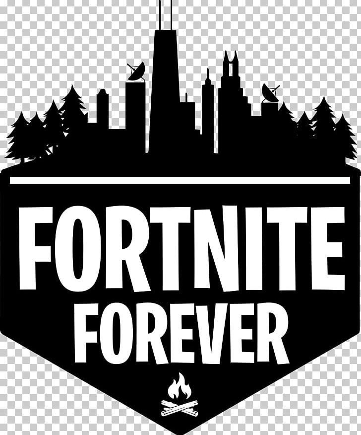Fortnite Forever Logo PNG, Clipart, Battle Royale, Black And White, Brand, Clothing, Collar Free PNG Download