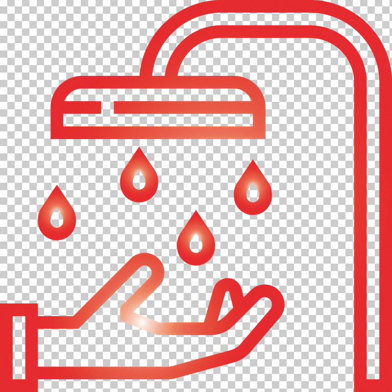 Hand Washing Hand Clean Cleaning PNG, Clipart, Cleaning, Hand Clean, Hand Washing, Line, Red Free PNG Download