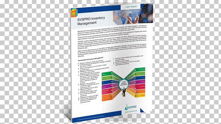 Enterprise Resource Planning Inventory Computer Software SYSPRO Stock Keeping Unit PNG, Clipart, Advertising, Brochure, Computer Software, Enterprise Resource Planning, Erp Free PNG Download