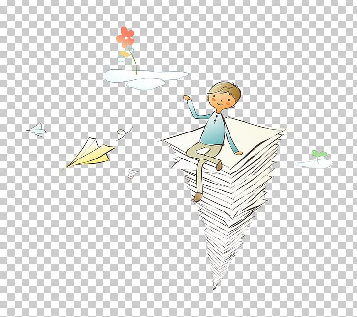 Paper Plane Airplane Child Illustration PNG, Clipart, Art, Book, Books, Boy Cartoon, Cartoon Free PNG Download