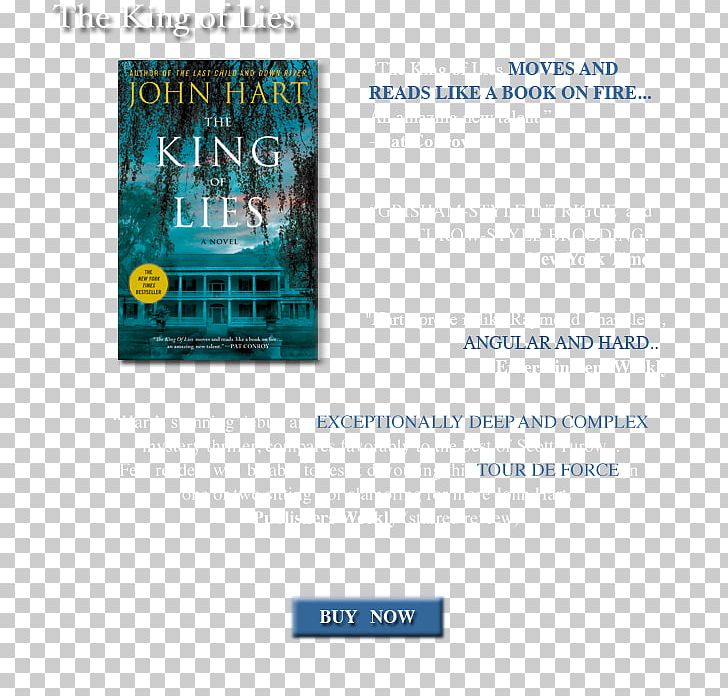 The King Of Lies Down River The Last Child Author Edgar Award PNG, Clipart, Advertising, Amazoncom, Author, Brand, Edgar Allan Poe Free PNG Download