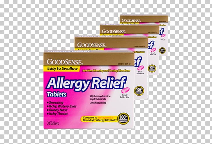 Allergy Diphenhydramine Benadryl Tablet Chlorphenamine PNG, Clipart, Allergy, Benadryl, Brand, Chlorphenamine, Common Cold Free PNG Download