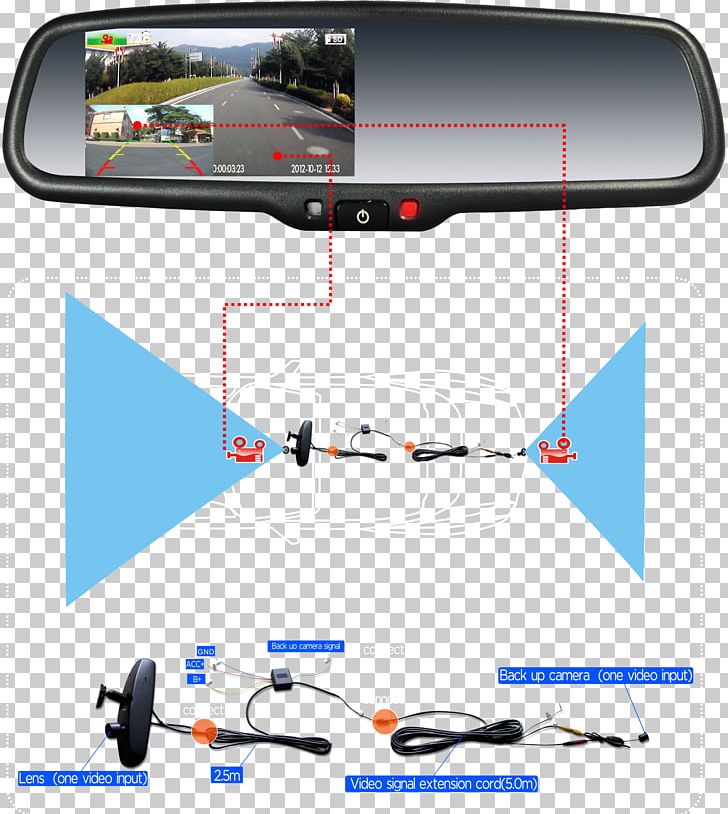 Car Rear-view Mirror Backup Camera Network Video Recorder PNG, Clipart, Angle, Automotive Design, Automotive Exterior, Auto Part, Car Free PNG Download