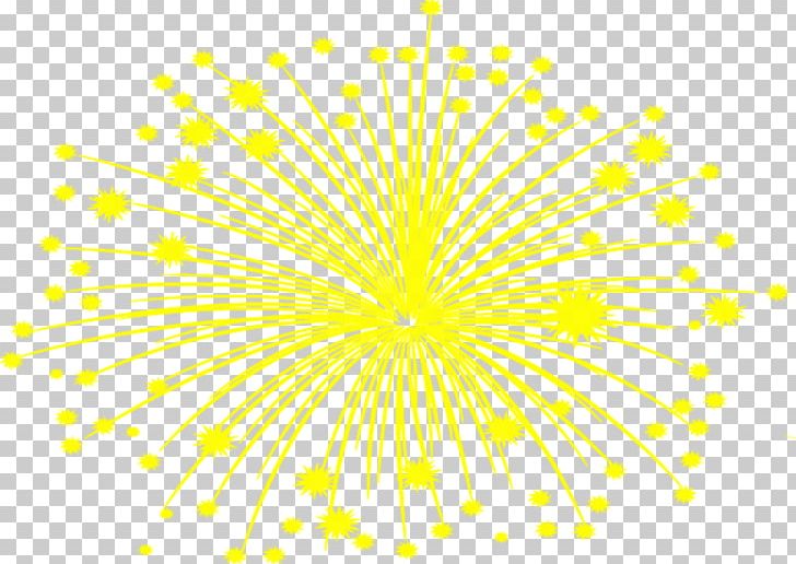Yellow Flowering Plant Pattern PNG, Clipart, Chinese New Year, Circle, Firework, Fireworks, Flower Free PNG Download