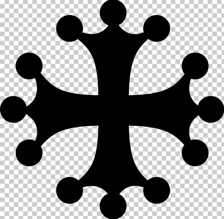 Occitan Cross Symbol Christian Cross Heraldry PNG, Clipart, Artwork, Black And White, Christian Cross, Christianity, Croce Domenicana Free PNG Download