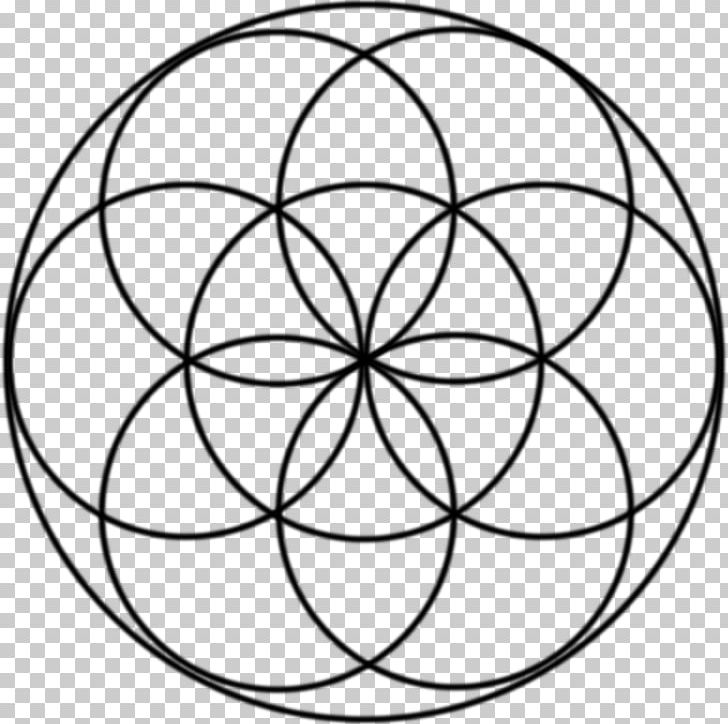 Sacred Geometry Overlapping Circles Grid Symbol PNG, Clipart, Angle, Area, Black And White, Circle, Geometric Shape Free PNG Download