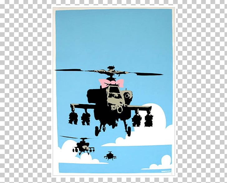 Helicopter Printmaking Printing Artist PNG, Clipart, Aircraft, Art, Artist, Art Museum, Banksy Free PNG Download
