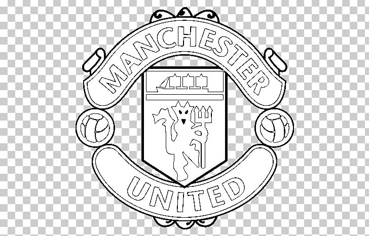 Manchester United F.C. A.C. Milan FC Barcelona Football Coloring Book PNG, Clipart, Ac Milan, Area, Ausmalbild, Black And White, Brand Free PNG Download