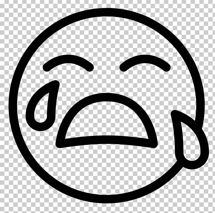 Emoticon Computer Icons Face With Tears Of Joy Emoji Smiley PNG, Clipart, Black And White, Computer Icons, Cry, Crying, Desktop Wallpaper Free PNG Download