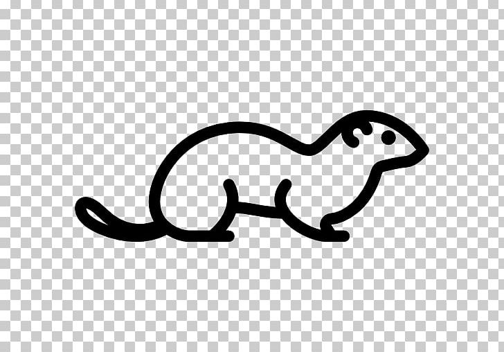 Stoat Computer Icons Ferret PNG, Clipart, Animal, Animal Figure, Animals, Black, Black And White Free PNG Download
