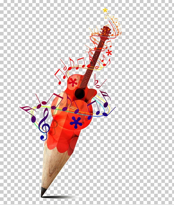 Drawing Pencil Musical Note Sketch PNG, Clipart, Acoustic, Acoustic Guitar, Art, Colored Pencil, Creative Free PNG Download