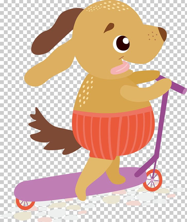 Dog Scooter Illustration PNG, Clipart, Animal, Art, Carnivoran, Cars, Cartoon Free PNG Download