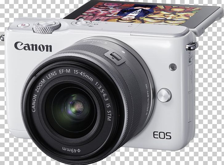 Canon EOS M10 Canon EF-M 15–45mm Lens Mirrorless Interchangeable-lens Camera PNG, Clipart, Active Pixel Sensor, Apsc, Camera, Camera Accessory, Camera Lens Free PNG Download