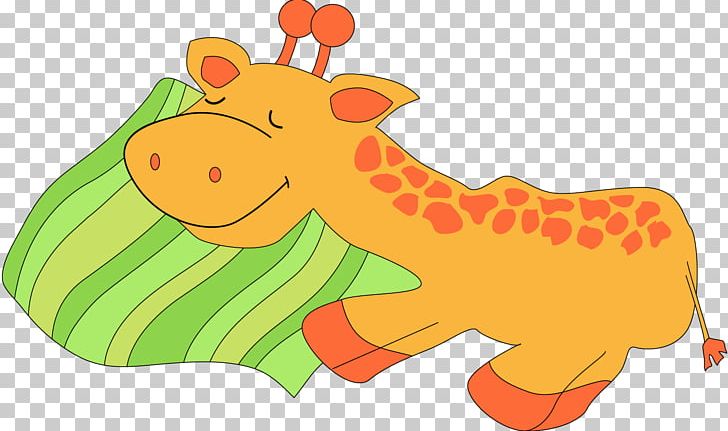 Giraffe Orange Animals Sleep Cat PNG, Clipart, Animal, Animals, Carnivoran, Cartoon, Cat Free PNG Download