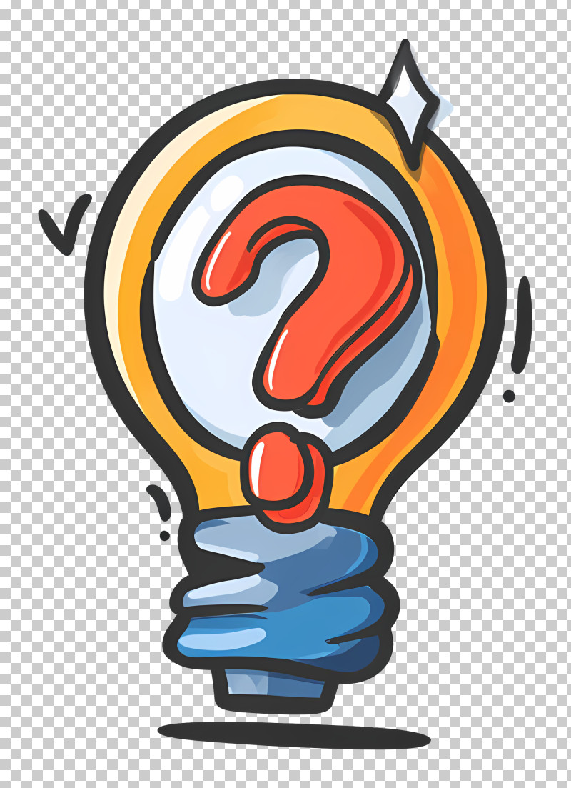 Problem Solving - Lightbulb With Question Mark Illustration PNG ...
