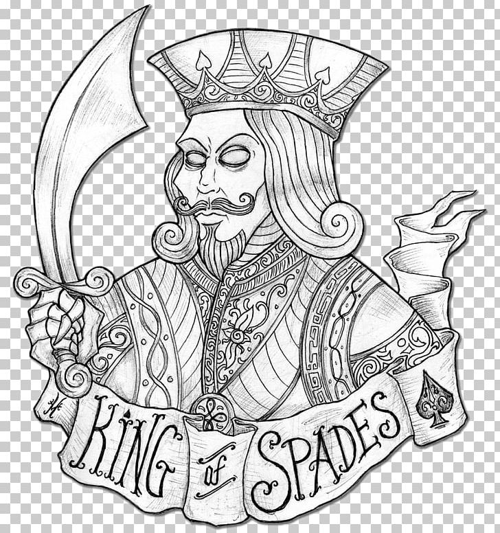 King Of Spades King Of Spades Drawing PNG, Clipart, Ace, Ace Of Spades, Art, Artwork, Black And White Free PNG Download